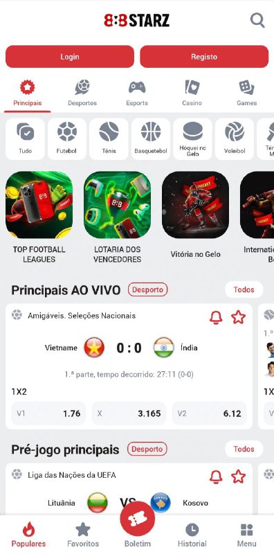 Aplicação móvel 2